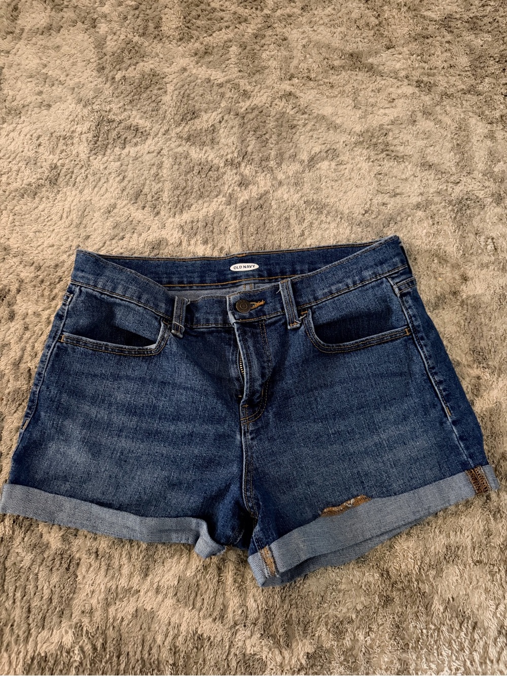 Old Navy Dark Blue Denim Women’s Shorts
